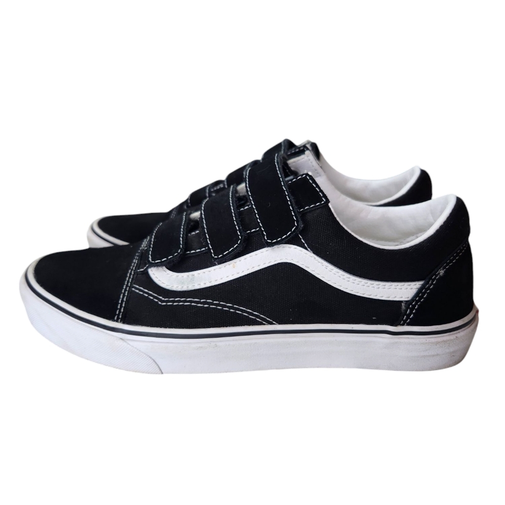 Vans Old Skool V Unisex Black/White Skate Shoes Men's Size 9.5 Women's Size 11